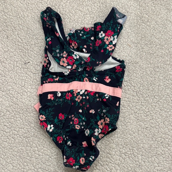 Janie and Jack Floral Swimsuit - Picture 3 of 7